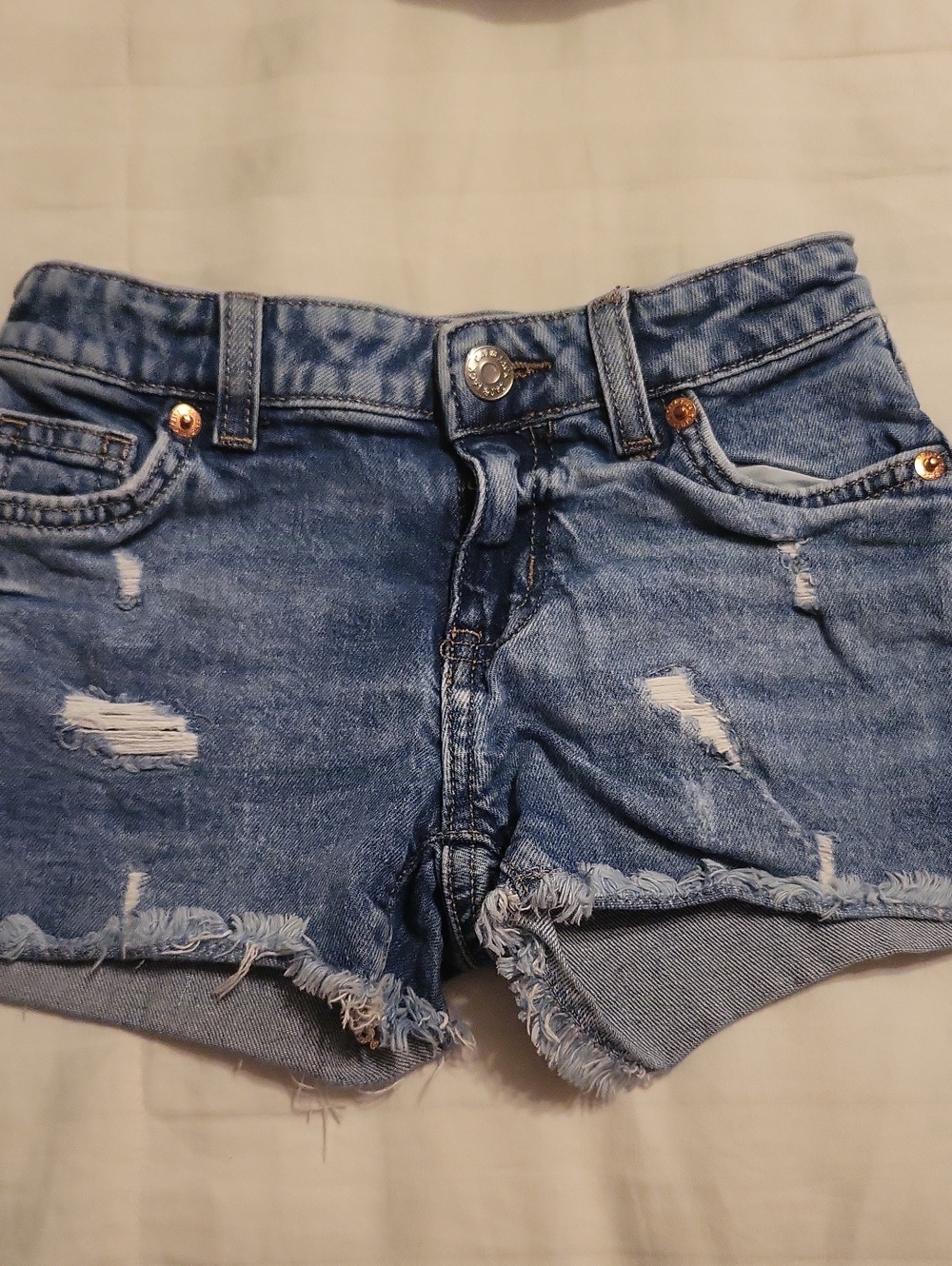 Cat & Jack Girls Distressed Shorts Size 6/7